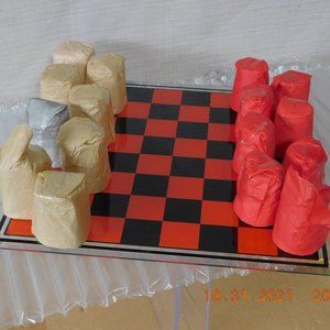 Luminarc Glass Checkers Shot Set Drinking Game Win / Have Fun Trying Party Game